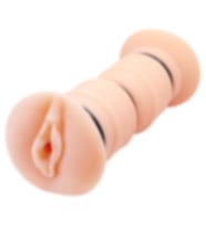 River World 19 cm'lik Büyük Boy Titreşimli ve Çift Taraflı Gerçekçi Suni Va jina Mastürbatör