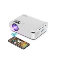 HyMark 1080P Mini Taşınabilir Wifi iOS & Android Telefon Yansıtma P62 Model Projeksiyon Cihazı