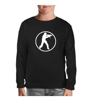 Counter Strike - CS Soldier Siyah Çocuk Sweatshirt