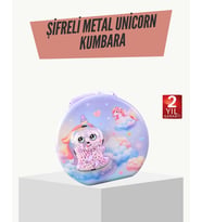 Eğitici Şifreli Çocuk Para Kasası Dayanıklı Metal