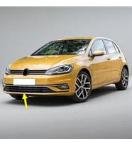 VW Golf 7.5 2017-2020 Ön Tampon Orta Izgarası Krom Çıtalı 5G0853671G