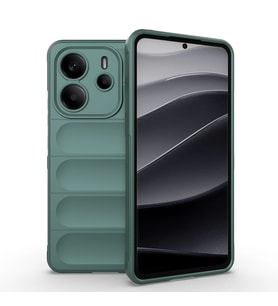 Xiaomi Redmi Note 14 4G Kılıf Esnek TPU Oyuklu Arka Yüzey Tasarımlı Zore Etnik Silikon Kapak