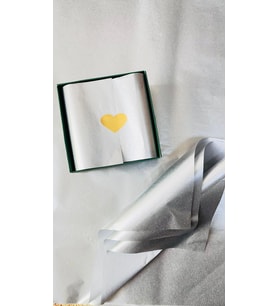Gümüş Renkli  Pelur Kağıdı 50x70 cm 10 adet-T361