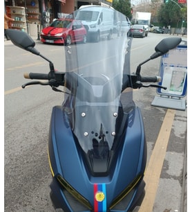 MOTOCAM RKS Vieste 249 Ön Cam 2022-2026 Model 75cm Füme Renkli 4mm UZUN