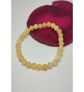 6 MM KALSİT DOĞAL TAŞ BİLEKLİK
