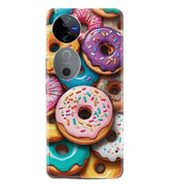 Vivo V40 5G Kılıf Boutique Baskılı Resimli Donut Pcode -031