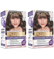 Excellence Creme 6.11 Ekstra Küllü Koyu Kumral Saç Boyası (2 Paketi)