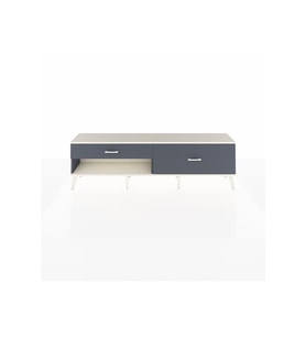 Arges TV Ünitesi 2 Çekmeceli  176x30x51 Antrasit-Aytaşı/Antrasit