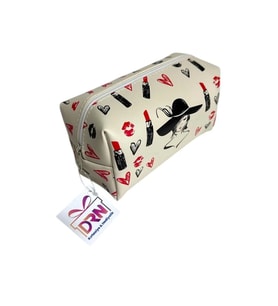 DRN GIFT ST-0102 TEK GÖZLÜ GENİŞ SUNİ DERİ MAKYAJ ÇANTASI - TEKLİ