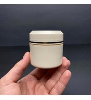 50 ml Plastik Krem Kutusu , 50 cc Krem Renkli Kapaklı Krem Kavanozu x 3 Adet