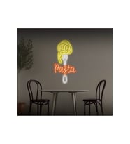 Pasta Yazılı ve Şekilli Neon Tabela