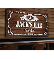 BK Gift Kişiye Özel Kabartma Tasarım Ahşap Bar Tabelası, Home Bar Tabela, Rustik Ev Dekorasyonu, Duvar Dekoru-19
