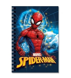 Spiderman 80 Yaprak Çizgili A6 Not Defteri Spiralli Lisanslı - 3 adet