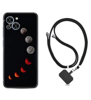 Reeder S23 Max Pro Kılıf Resimli Boyun Askılı İpli Desenli Silikon Series Mooons 1861