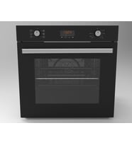 ALVEUS MFA 627 SİYAH YENİ  (TURBOFAN + SOĞUTMA FAN) ANKASTRE FIRIN
