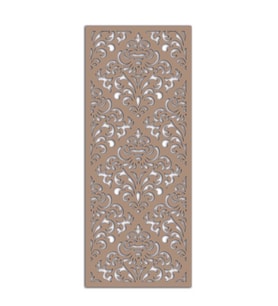 Liar Ahşap Seperatör (Paravan) - KSP102 - (85 x 210 cm) - (18 mm) - (Beyaz) (Renksiz)