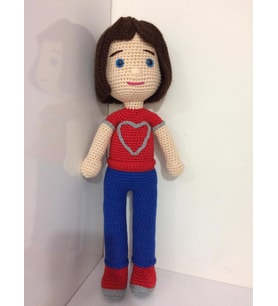 Zeynep Karakter Bebek Amigurumi Organik Oyuncak