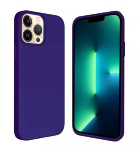 Apple iPhone 13 Pro 6.1'' İçi Kadife Silikon Kılıf Lacivert