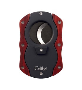 Colibri Wood S-Cut Kırmızı - Siyah Puro Makası Kesici