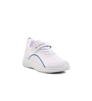 Beyaz-Lacivert Fileli Cırtlı Hafif Unisex Çocuk Spor Ayakkabı Dera 640 F (Beyaz - Lacivert)