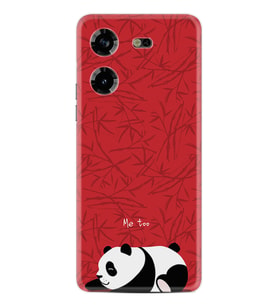 Tecno Pova 5 Kılıf Resimli Desenli Silikon Platinium Series Sleeping Panda 1810