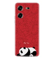 Tecno Pova 5 Kılıf Resimli Desenli Silikon Platinium Series Sleeping Panda 1810