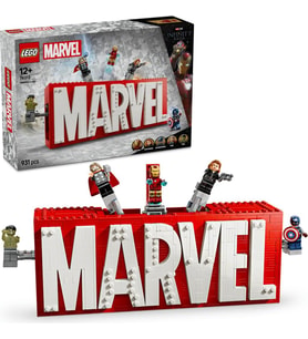 LEGO 76313 Marvel: MARVEL Logosu ve Minifigürleri