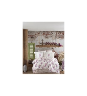 Kingsize Poplin Nevresim Trella Gülkurusu
