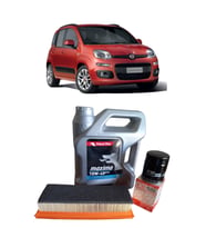 2004-2018 Fiat PANDA Yağ Bakım Seti 1.2 8v benzinli ve lpg'li motorlara Uyumlu Yağ filtresi + Hava Filtresi + motor yağı