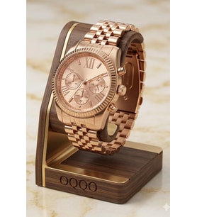 Roma Rakam Kasa Detaylı Rose Gold Kadın Kol Saati
