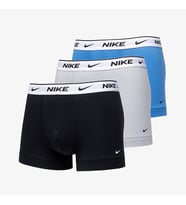 Nike Dri Fit Ultra Stretch 3 Pack Micro 3 lü Paket Kısa Boxer Siyah Gri Mavi