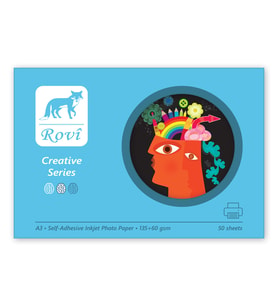 Rovi Creative Yapışkanlı Fotoğraf Kağıdı 200gsm 50yp A3 (Karışık)