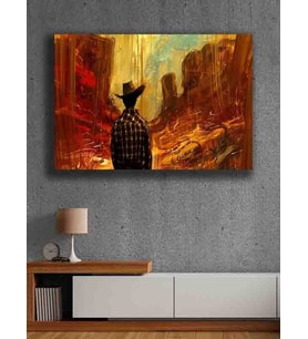 Koç stüdyo Modern tasarım kanvas tablo 50x70 (Çok Renkli)
