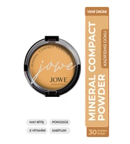 Mineral Compact Powder Kusursuz Mat Bitişli Kompakt Pudra (Koyu Bej)