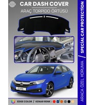 HONDA CIVIC (FC5 2015-2022) Torpido Örtüsü Torpido Koruma Tam Uyum Çatlamayı Önler Kolay Montaj