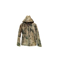 Mysia Jandarma Kamuflaj Desen Softshell Kapşonlu Mont