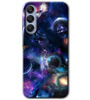 Galaxy A55 Kılıf HD Desen Baskılı Kılıf - Gezegen Karışımı
