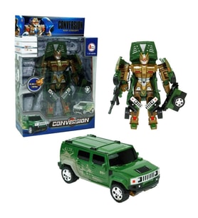 HW-899-1-2-5 KUT. DÖNÜŞEBİLEN ROBOT JEEP 1:24