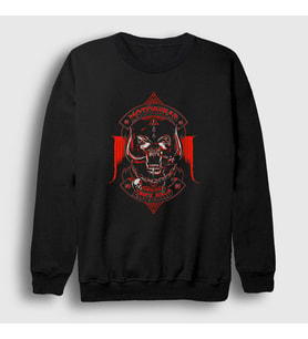Presmono Unisex Siyah England V2 Motörhead Sweatshirt 68599tt
