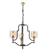 AVONNI AV-4162-3E Eskitme Kaplama Modern Avize E27 Metal Cam 62cm