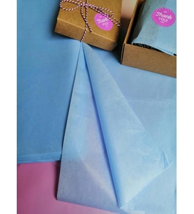 Renkli  Pelur Kağıdı Mavi 50x70 cm 10 adet-PK107 (Renksiz)