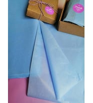 Renkli  Pelur Kağıdı Mavi 50x70 cm 10 adet-PK107 (Renksiz)