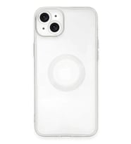 Newface iPhone 14 Plus Kılıf Santa Lens Silikon - Şeffaf