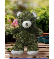 35 cm Desenli Peluş Ayı – Yumuşak Dokulu, Sevimli ve Hediyelik