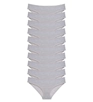 Mulvxbrf Brf02 10 Adet Süper Eko Set Likralı Kadın Slip Külot Gri (Mulvix)