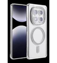 Pilelistore   Xiaomi Redmi Note 14 Pro 5G Joke Simli Magneticsafe Kılıf - Gümüş