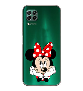 Huawei P40 Lite Uyumlu Baskılı Yumuşak Silikon Şeffaf Telefon Kılıfı