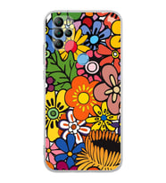 PrintiFy General Mobile GM 21 Pro ile Uyumlu 1mm Slim Fit Retro Renkler 2 Baskılı Şeffaf  Kılıf