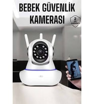 Northcity Wifi Kamera Ev Kamerası - 3MP HD Gece Görüşlü Kablosuz Bebek İzleme