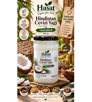 Hasat - Yenilebilir Katı Hindistan Cevizi Yağı 330 ml (Soğuk Sıkım)